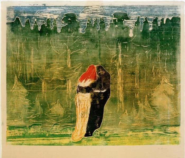 To the forest a Edvard Munch