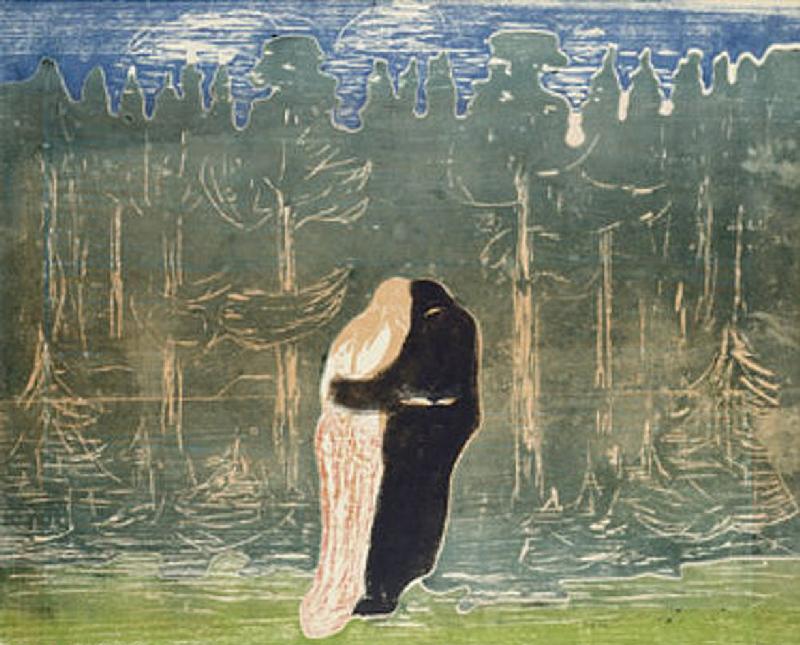 Zum Walde II a Edvard Munch