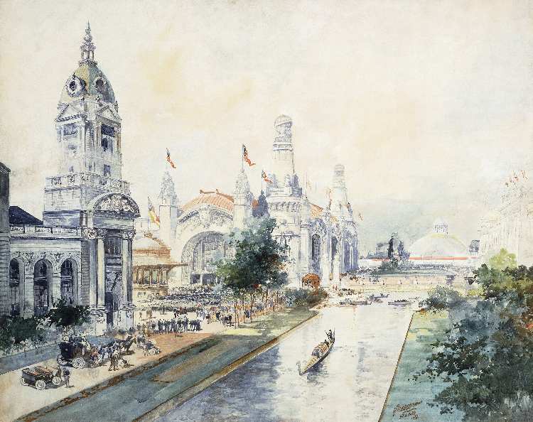 Der Canal Grande auf der St  Louis Exposition a Edward Biedermann