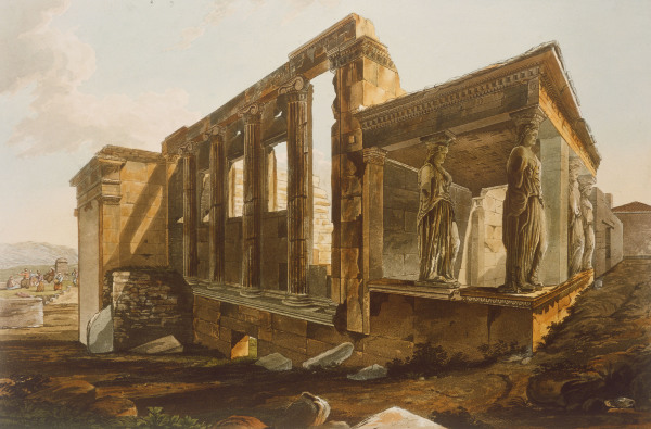 Athens , Erechtheum a Edward Dodwell
