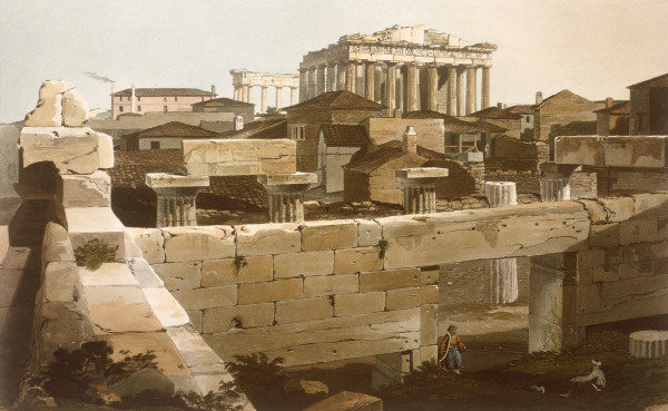 Athens , Parthenon a Edward Dodwell