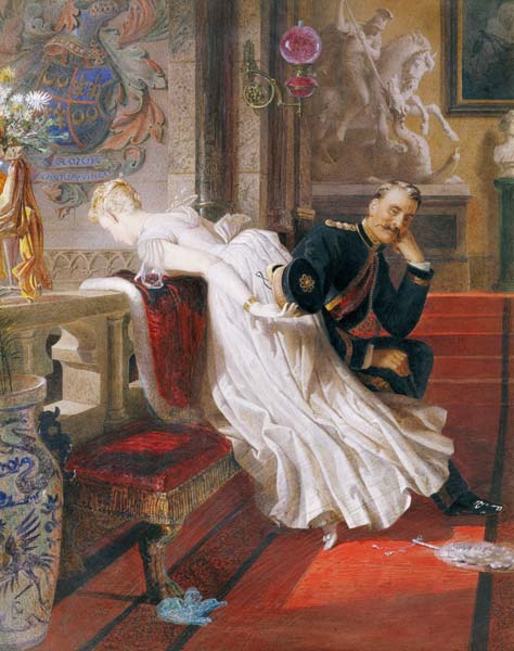 Amor Omnia Vincit (w/c and gouache on paper) a Edward Henry Corbould