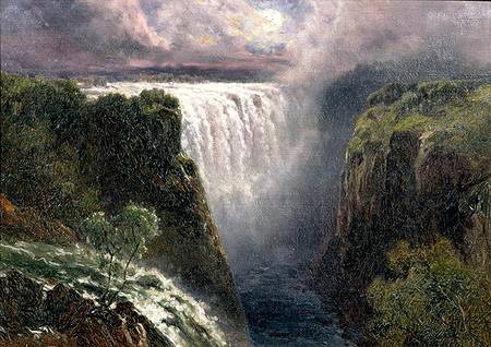 A View of Victoria Falls a Edward Henry Holder