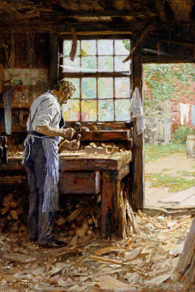 Village Carpenter a Edward Henry Potthast