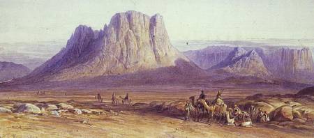 The Camel Train, Condessi, Mount Sinai a Edward Lear