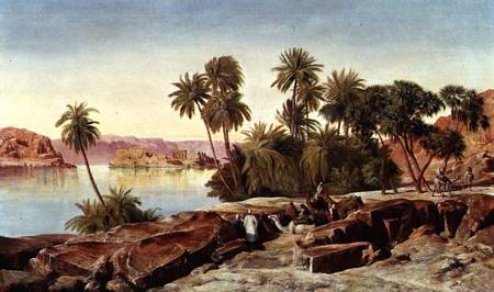 Philae on the Nile a Edward Lear