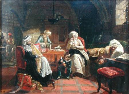 The Royal Family of France in the Temple a Edward Matthew Ward