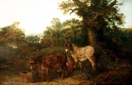 Donkeys in a Glade a Edward Robert Smythe