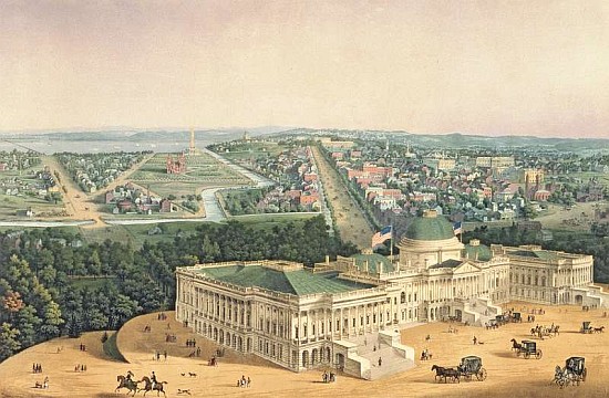 View of Washington, pub. E. Sachse & Co. a Edward Sachse