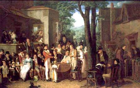 A Recruiting Party a Edward Villiers Rippingille