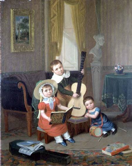 The Trio a Edward Villiers Rippingille