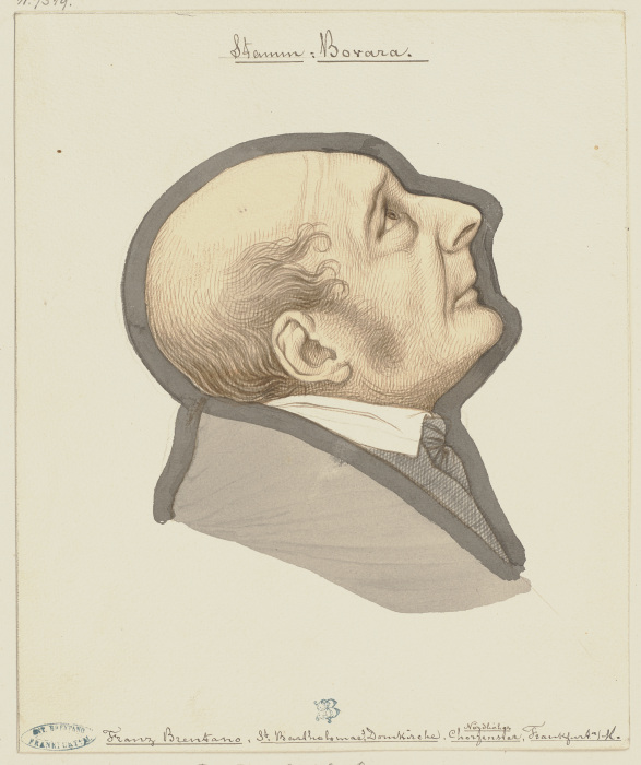 Portrait of Franz Brentano a Edward von Steinle