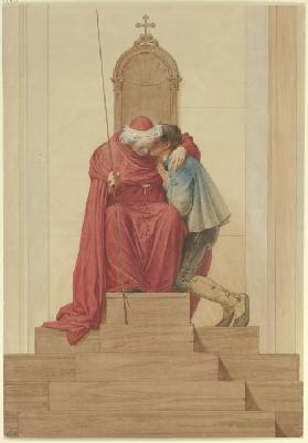 Ein Cardinal Penitenziario maggiore, in der heiligen Woche zu St. Peter in Rom