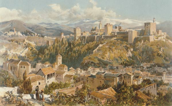 View of the Alhambra , Compton a Edward Thomas Compton