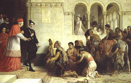 The Supplicants. The Expulsion of the Gypsies from Spain a Edwin Long