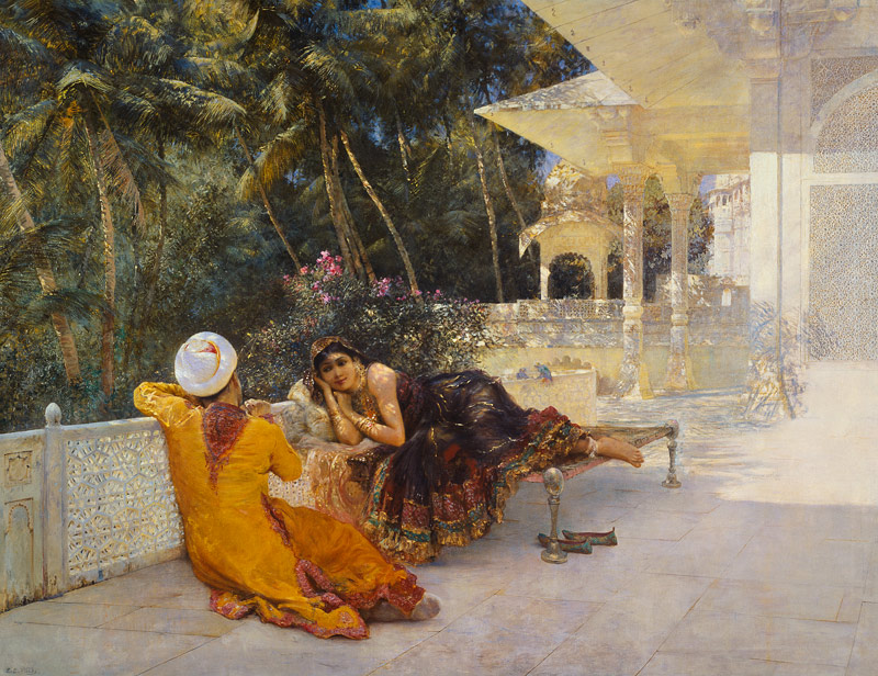 The Princess of Bengal, c.1889 (oil on canvas) a Edwin Lord Weeks