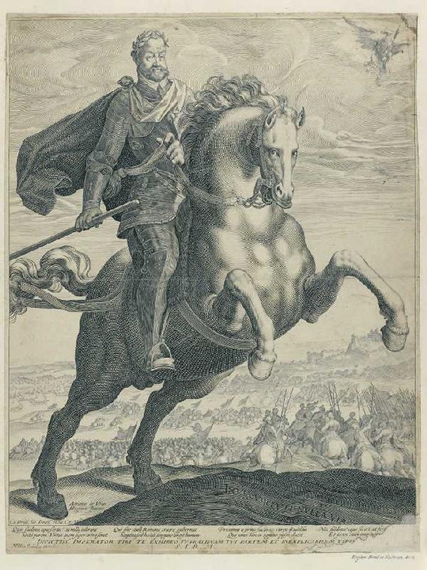 Kaiser Rudolf II a Egidius Sadeler il Giovane