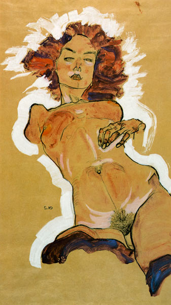 Nudo femminile a Egon Schiele