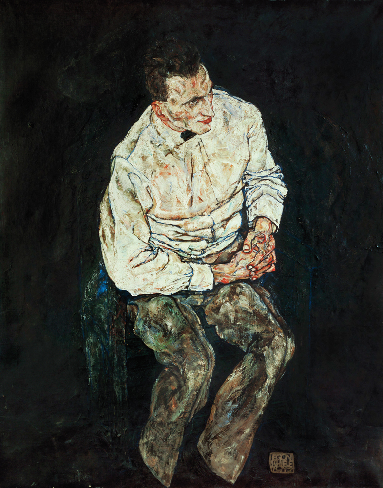 Portrait Karl Grünwald a Egon Schiele