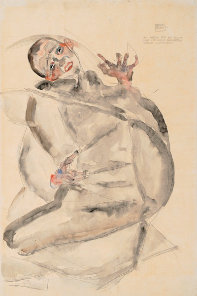 I Will Gladly Endure for Art and My Loved Ones a Egon Schiele