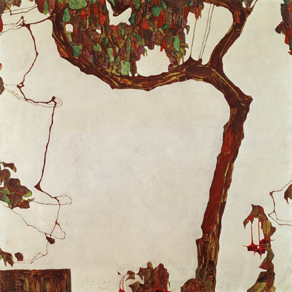 Autumn Tree a Egon Schiele