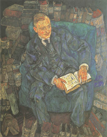 Portrait Dr. Hugo Koller a Egon Schiele