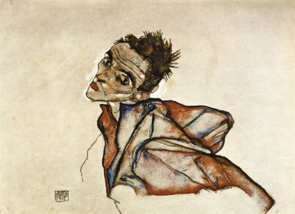 Autoritratto a Egon Schiele