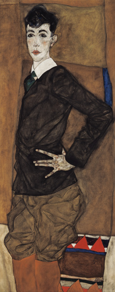 Portrait Erich Lederer a Egon Schiele