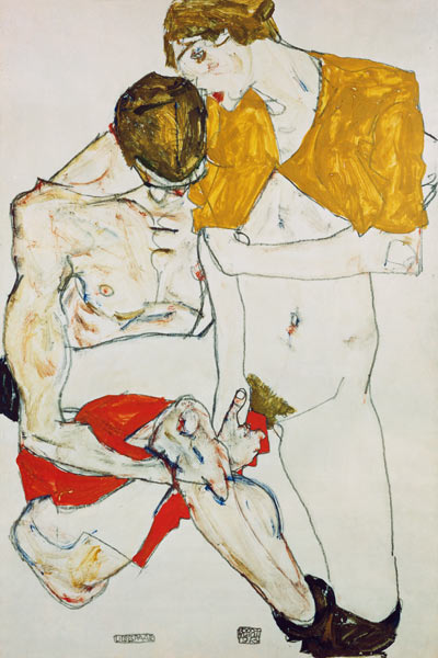 Lovers a Egon Schiele