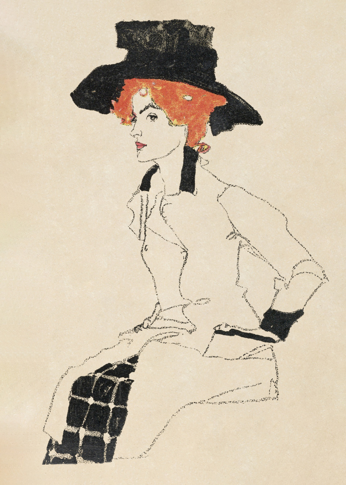 Portrait of a Woman 1910 a Egon Schiele