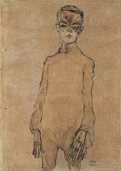 Self-Portrait a Egon Schiele