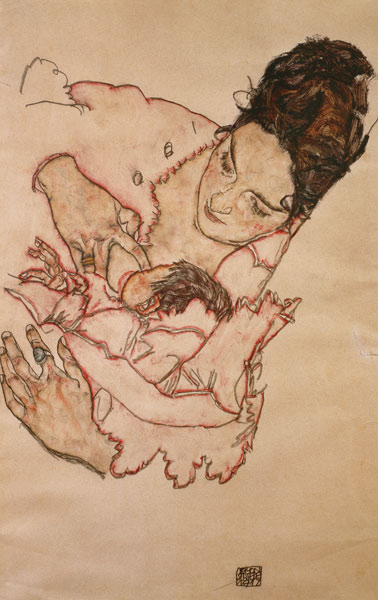 Calma materna (Stephanie Grünwald) a Egon Schiele