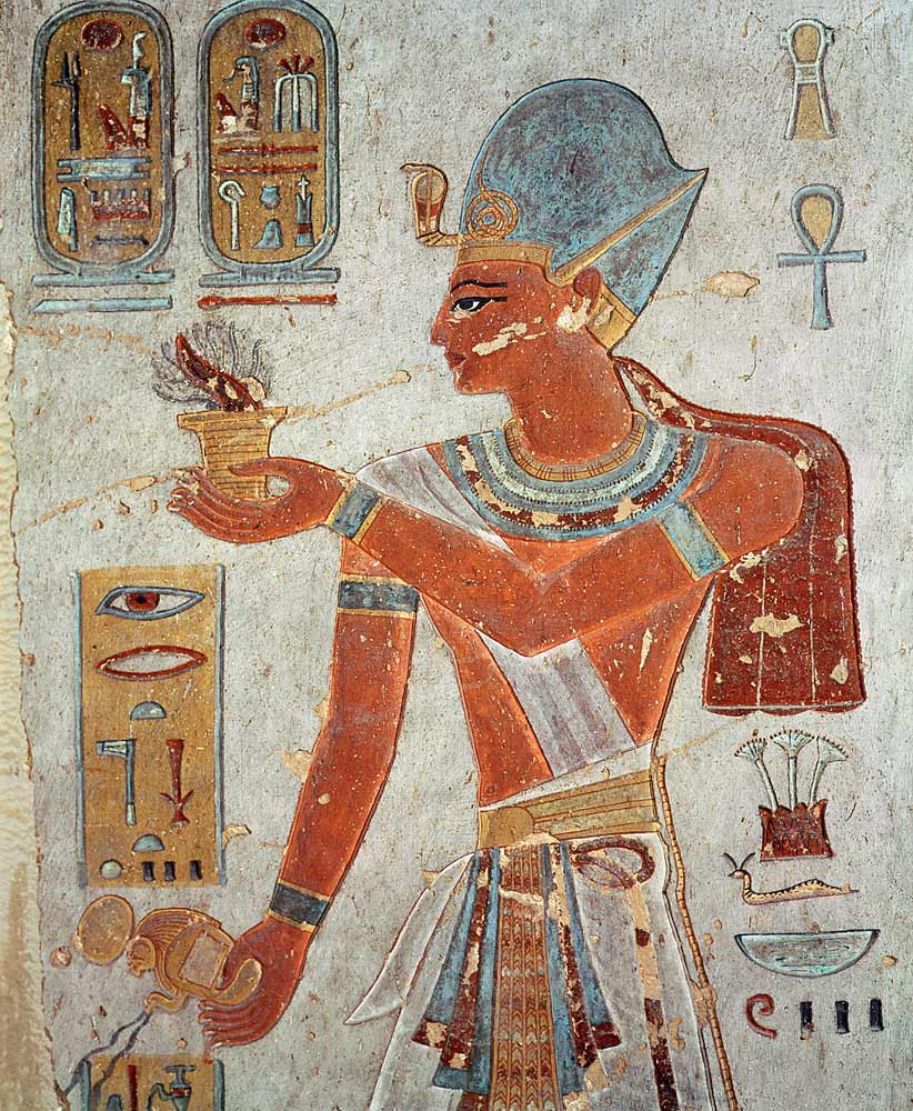 Ramesses II: Dressed for War (Wall Painting) a Egizi
