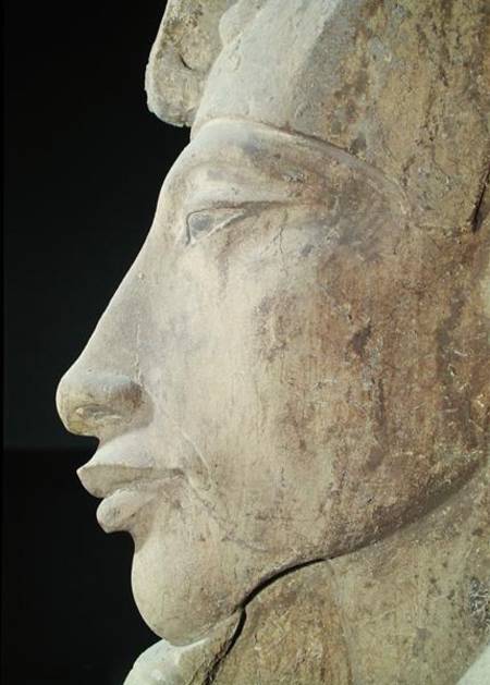 Bust of Amenophis IV (Akhenaten) (c.1364-1347 BC) from the Temple of Amun, Karnak a Egizi