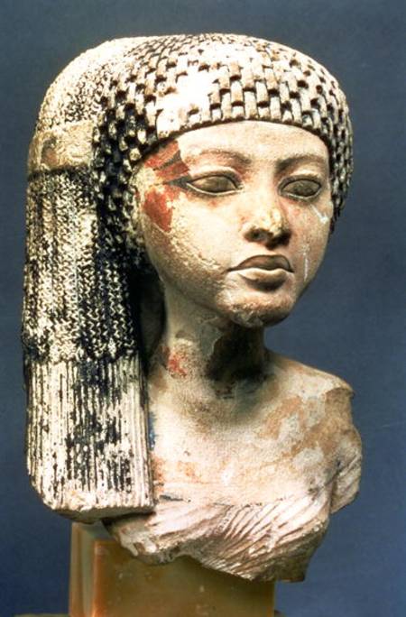 Head of a Princess from the family of Akhenaten, New Kingdom a Egizi