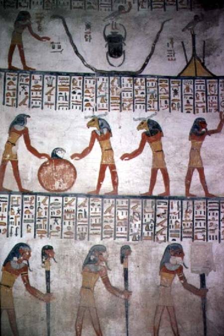 Mural from Chamber I in the Tomb of Ramesses VI a Egizi