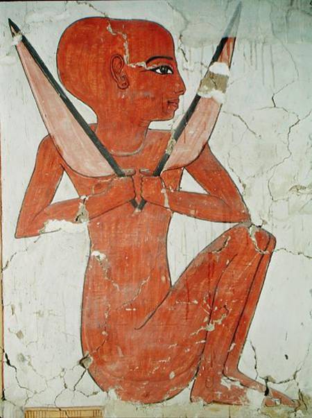 Naos deity, from the Tomb of Nefertari, New Kingdom a Egizi