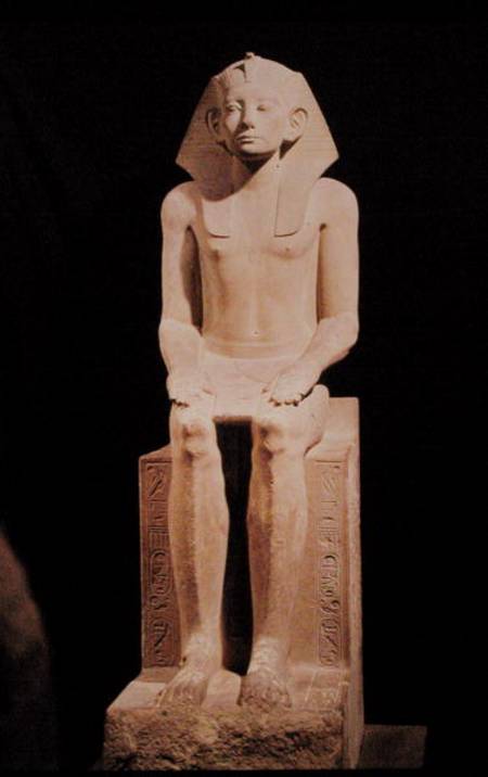 Seated Statue of Amenemhat III (1843-1798 BC) a Egizi