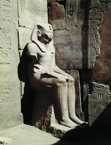 Statue of Tuthmosis III (c.1490-39 BC) New Kingdom a Egizi