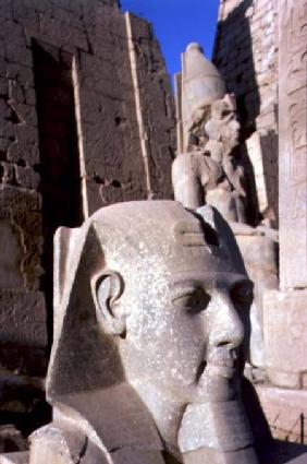 Colossal head of Ramesses II (1298-32 BC) New Kingdom (photo)