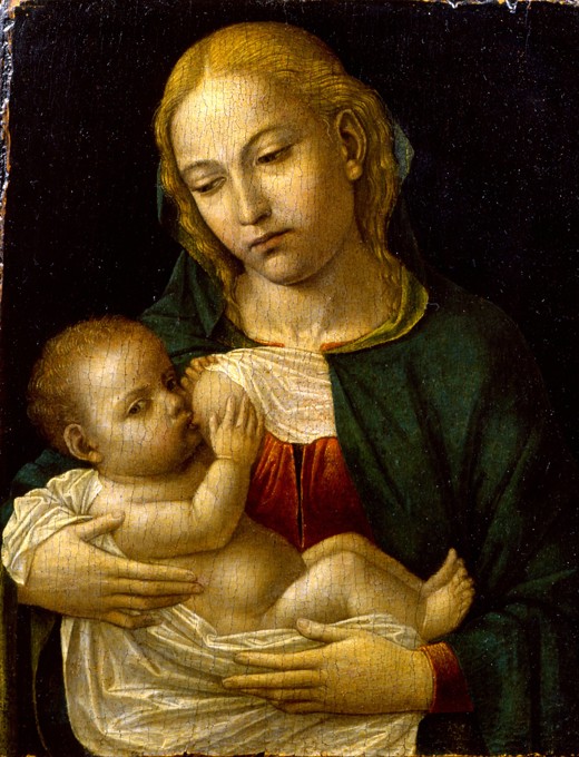 Madonna del Latte a eigentl. Ambrogio da Fossano um Bergognone