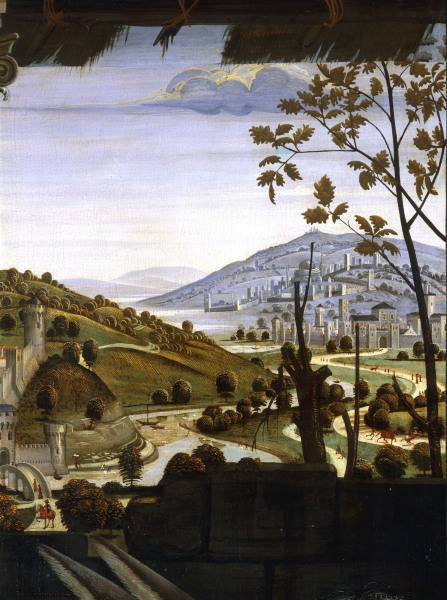 Adorat.o.th.Shep.,Landsc. a  (alias Domenico Tommaso Bigordi) Ghirlandaio Domenico