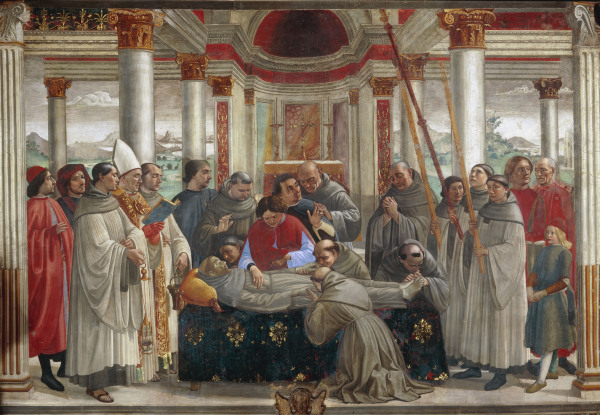 Exequies of St.Francis a  (alias Domenico Tommaso Bigordi) Ghirlandaio Domenico