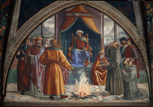 St.Francis bef.the Sultan a  (alias Domenico Tommaso Bigordi) Ghirlandaio Domenico