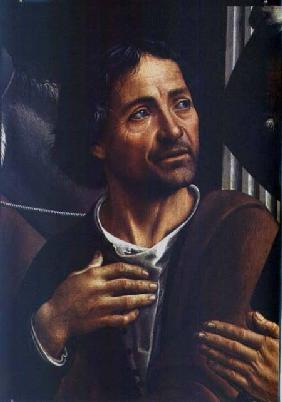 Self portrait (detail from altarpiece)
