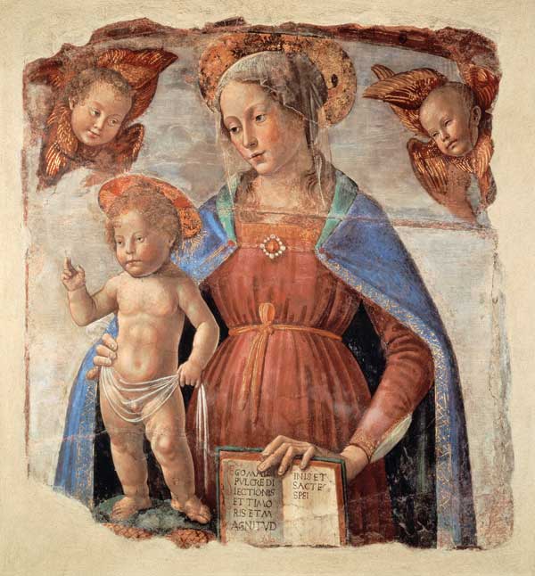 Virgin and Child a  (alias Domenico Tommaso Bigordi) Ghirlandaio Domenico