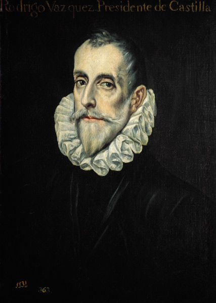 Vázquez, Don Rodrigo; span. Politiker a El Greco (alias Dominikos Theotokopulos)