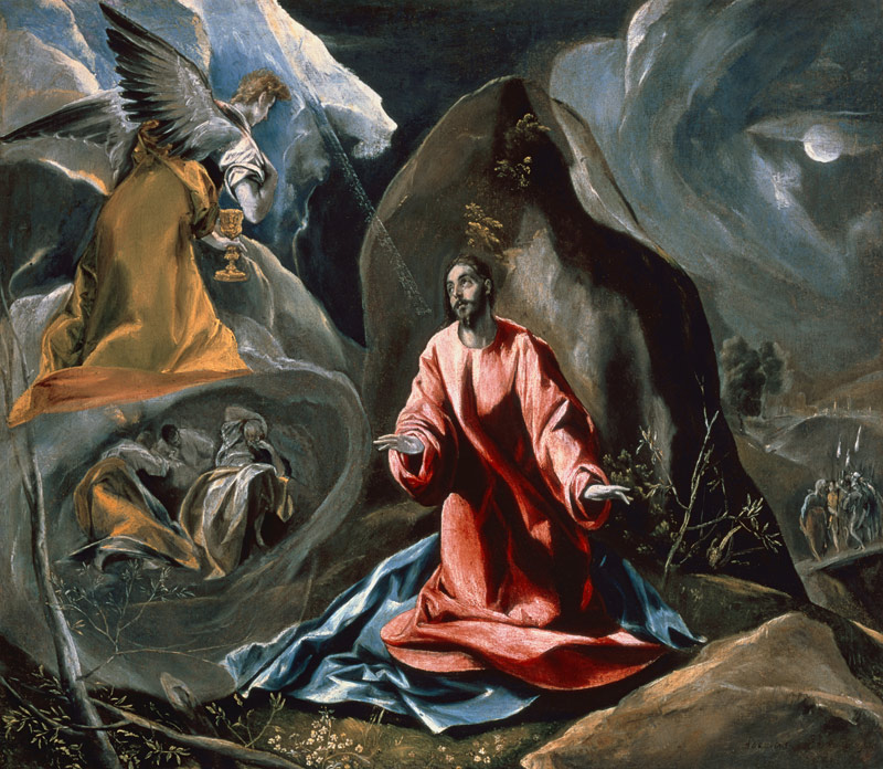 Agony in the Garden of Gethsemane, c.1590''s a El Greco (alias Dominikos Theotokopulos)
