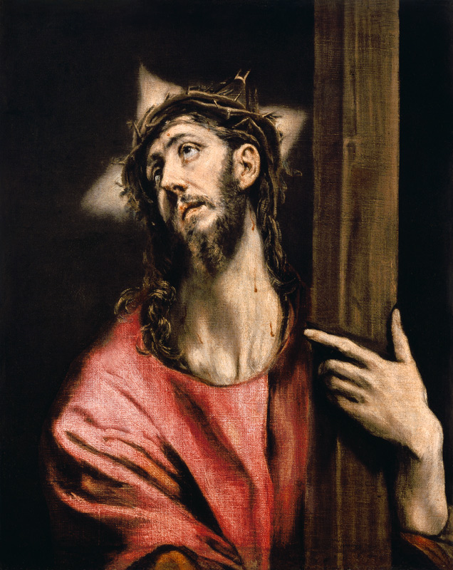 Christ with the Cross a El Greco (alias Dominikos Theotokopulos)
