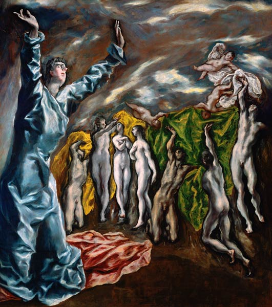 The Vision of Saint John a El Greco (alias Dominikos Theotokopulos)